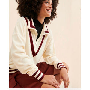 Falling Forward Sherpa Cricket Pullover Size med